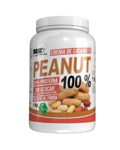 Crema Cacahuete Peanut 100% 1000gr Best Protein