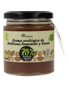 Crema de Avellana Anacardo y Cacao Eco 250g Biocomercio